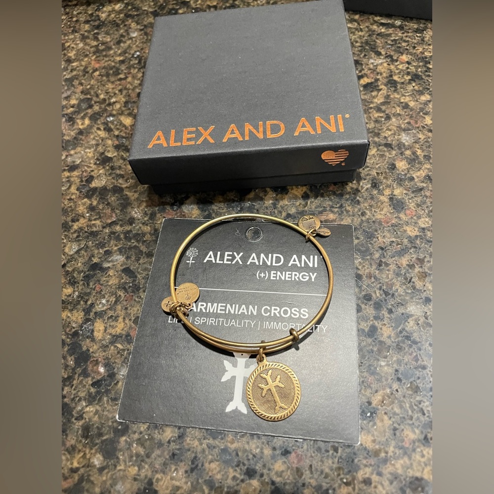 Alex and Ani Gold Armenian Cross